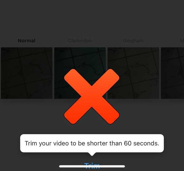 Omita el límite de carga de video de 60 segundos de Instagram con IG Video [jailbreak]